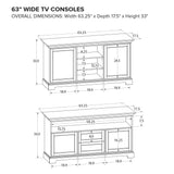 Howard Miller 63" TV Console TS63T