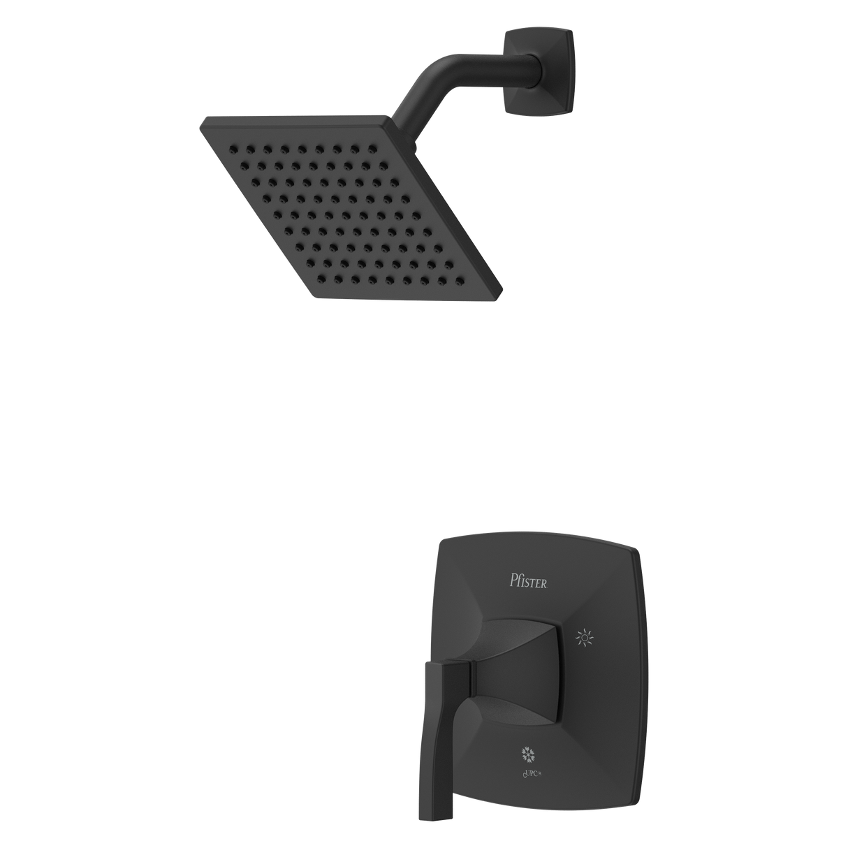 Holliston Shower Only Trim Kit in Spot Defense Matte Black