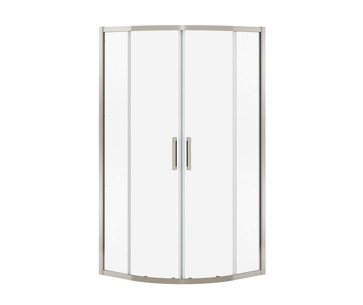 MAAX 137444-900-305-000 Radia Neo-round 36 x 36 x 71 ½ in. 6mm Sliding Shower Door for Corner Installation with Clear glass in Brushed Nickel