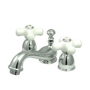 Kingston Brass KS3951PX Restoration Mini-Widespread Bathroom Faucet, Polished Chrome