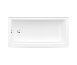 MAAX 106348-000-001-001 Rubix Access 6030 Acrylic Alcove Left-Hand Drain Bathtub in White