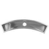 DAX Stainless Steel Handmade Bar Sink, Brushed Stainless Steel DAX-SQ-4512C