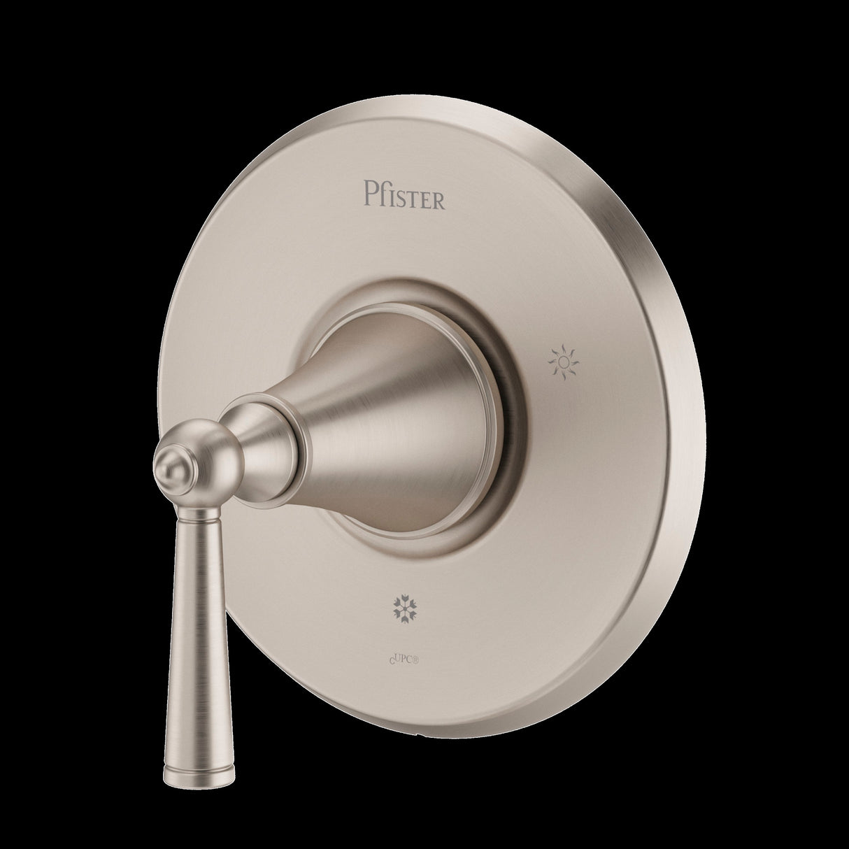 Saxton 1-Handle Tub & Shower Valve Only Trim in Brushed Nickel