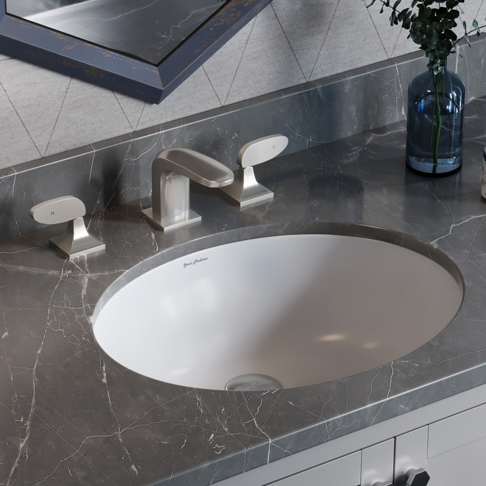 Monaco 18 Oval Under-Mount Bathroom Sink