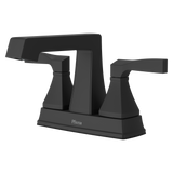 Holliston 4 in Centerset Bathroom Faucet in Spot Defense Matte Black