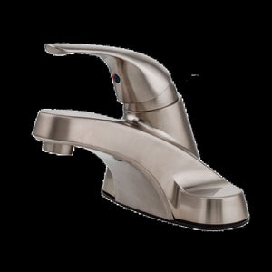 Pfirst Series Single Control Centerset Bathroom Faucet in Brushed Nickel