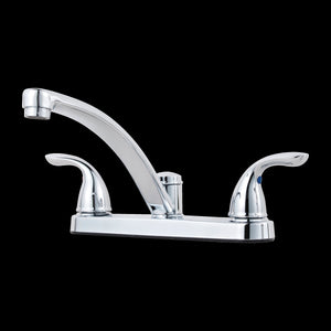 Pfirst Series 2-Handle Kitchen Faucet in Polished Chrome