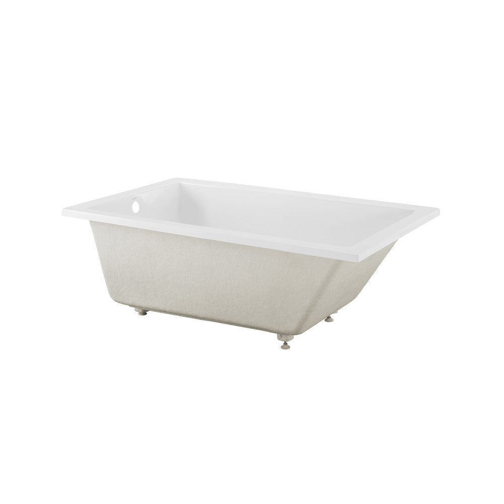 Voltaire 60"x 36" Reversible Drain Drop-In Bathtub