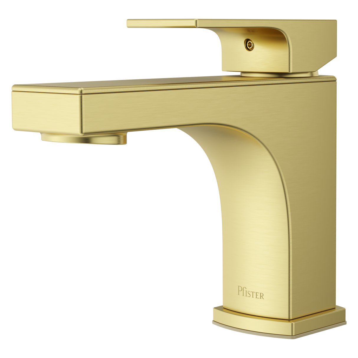 Pfirst Modern Single Control Faucet in Brushed Gold