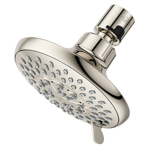 Pfirst Modern 5 Function Quick Connect Showerhead in Polished Nickel