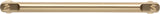 Atlas Homewares Everitt Pull 6 5/16 Inch (c-c) Warm Brass