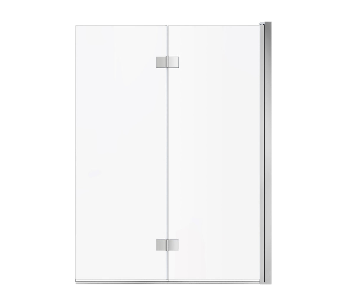 MAAX 138600-900-084-000 Axial Access 42 x 56 in. 6 mm Pivot Tub Screen for Alcove Installation with Clear glass in Chrome