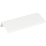 Atlas Homewares Tab Edge Pull 4 5/16 Inch (c-c) High White Gloss