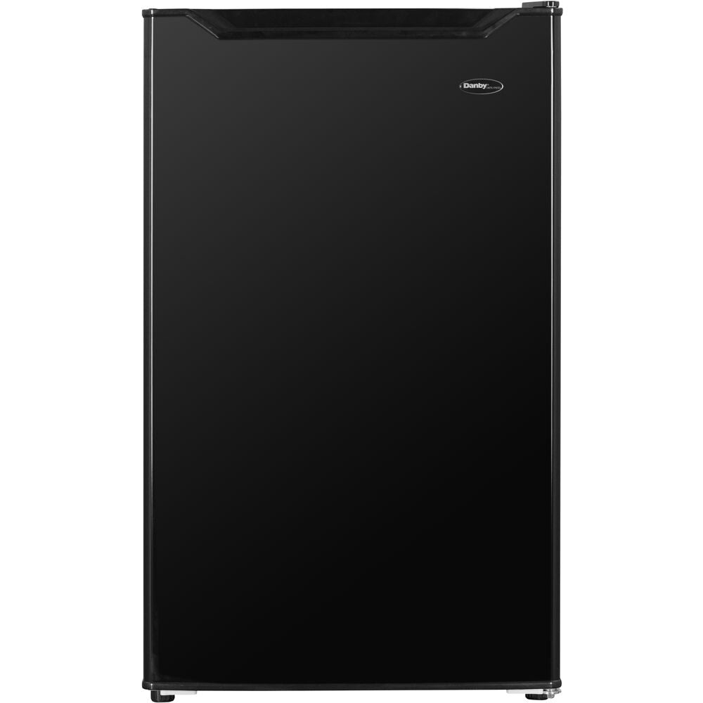 Danby DCR044B1BM 4.4 CuFt. Refrigerator, Push Button Defrost, Full Width Freezer Section