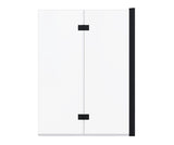 MAAX 138600-900-340-000 Axial Access 42 x 56 in. 6 mm Pivot Tub Screen for Alcove Installation with Clear glass in Matte Black