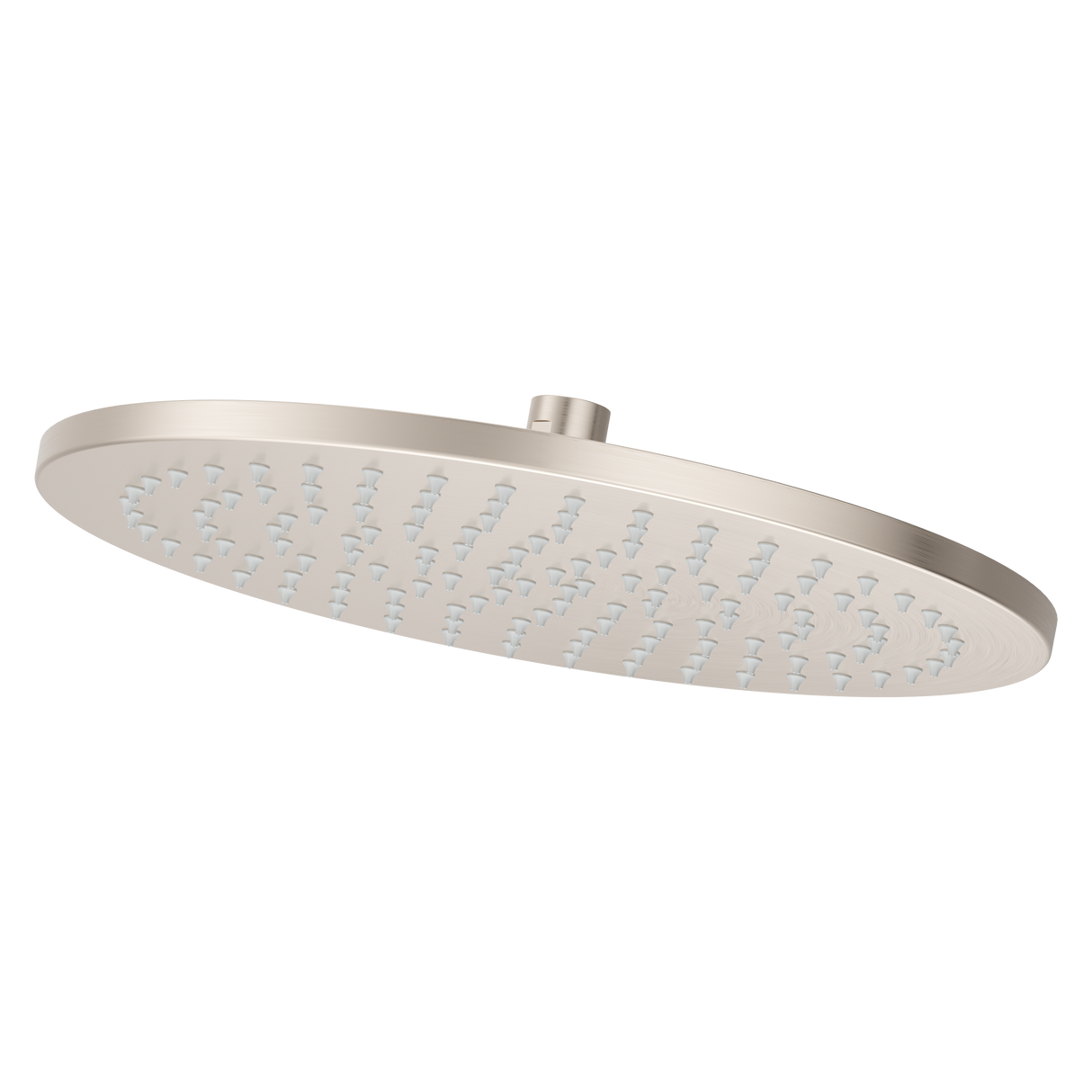 Modern Round 12 in. Raincan Showerhead in Brushed Nickel
