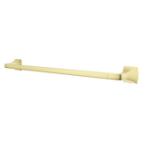 Soft Square 24  in. Towel Bar in Brushed Gold