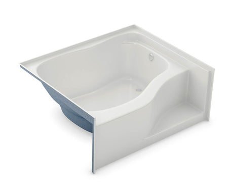 Aker GT-4860 AcrylX Alcove Right-Hand Drain Bodywrap Bath in White