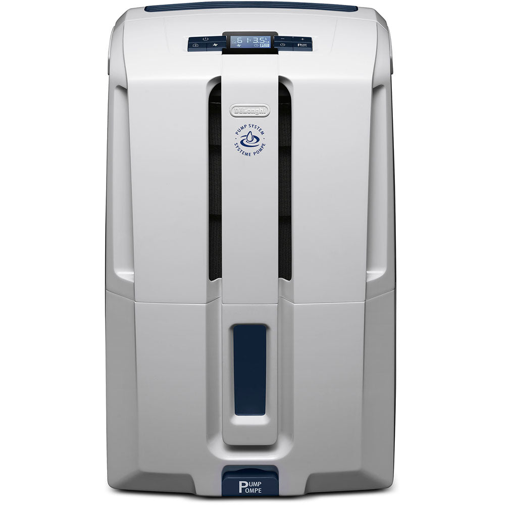 Delonghi DDX50PE 50 Pint Dehumidifier with Pump - Asthma & Allergy Certified