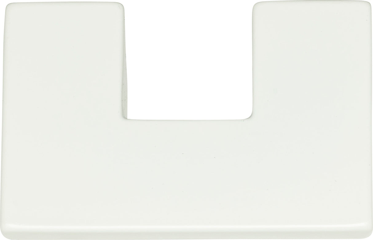 Atlas Homewares U Turn Knob 1 1/4 Inch (c-c) High White Gloss