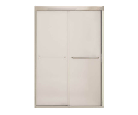 MAAX 135663-978-084-000 Aura 43-47 x 71 in. 6 mm Bypass Shower Door for Alcove Installation with Frosted glass in Chrome