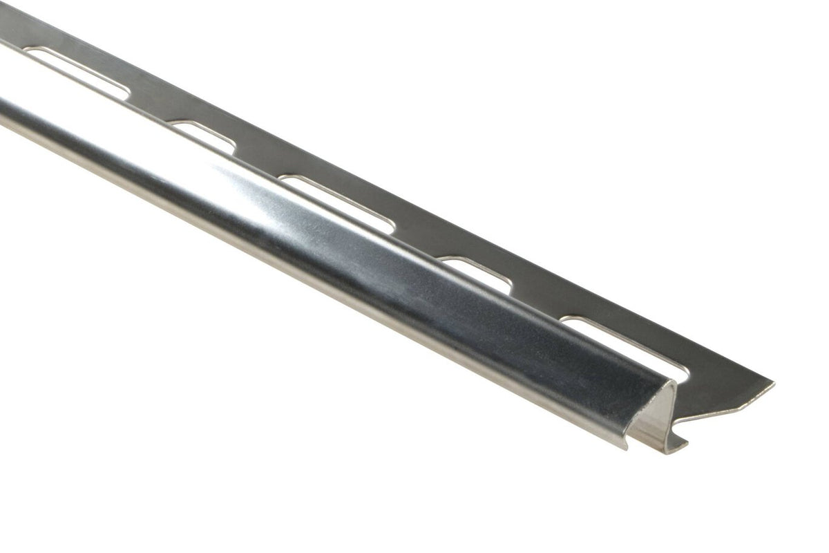 Schluter DE110ES DECO-DE Profile 7/16" x 8' 2-1/2", Stainless Steel (V2A)