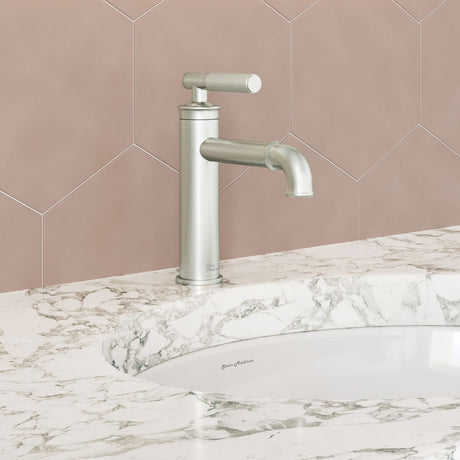 Avallon Single Hole, Single-Handle Sleek, Bathroom Faucet in Brushed Nickel