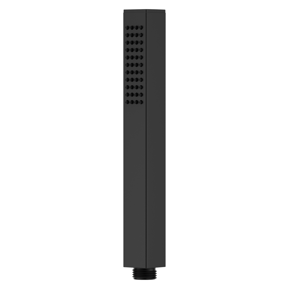 Modern Square Single Function Hand Shower Wand in Matte Black