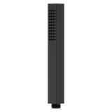 Modern Square Single Function Hand Shower Wand in Matte Black