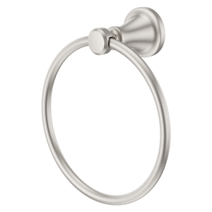 Universal Traditional Towel Ring in Spot Defense Brushed Nickel