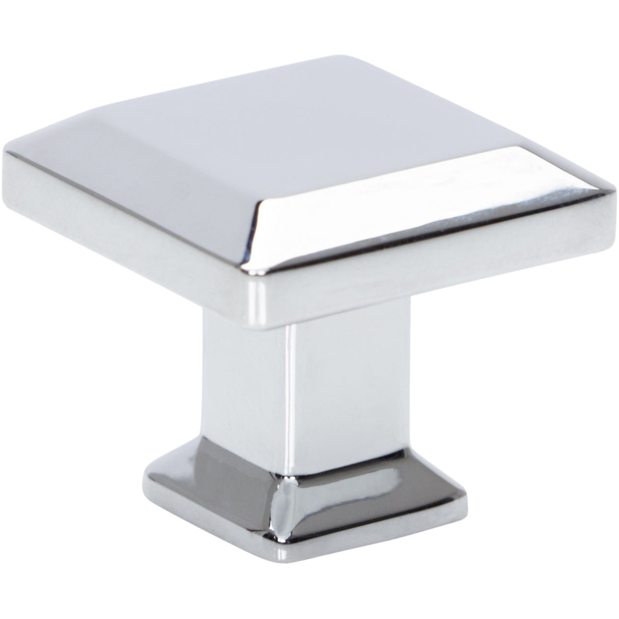 Atlas Homewares Sweetbriar Lane Square Knob 1 1/4 Inch Polished Chrome