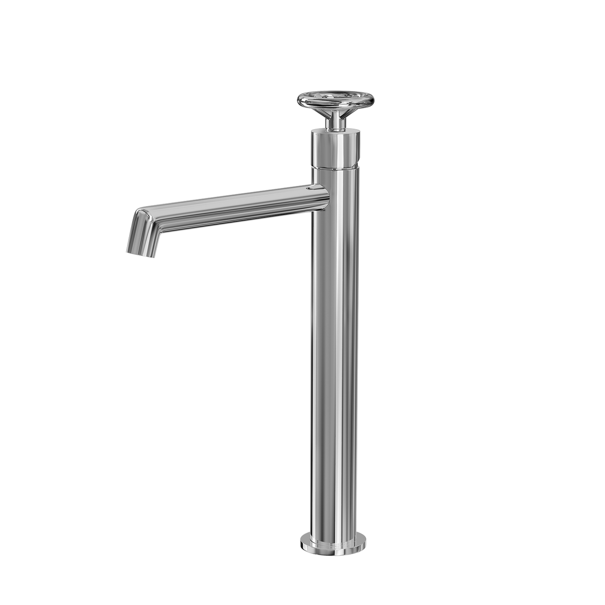 DAX Brass Single Handle Vessel Bathroom Basin Faucet, Chrome DAX-8010044-CR