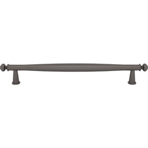 Top Knobs TK3197 Coddington Appliance Pull 12 Inch Center to Center - Ash Gray