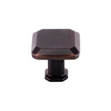 28mm Square Knob Oil Rubbed Br