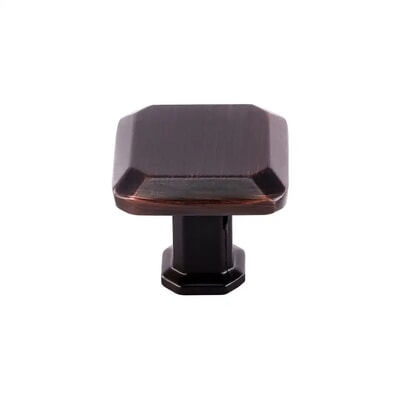 28mm Square Knob Oil Rubbed Br