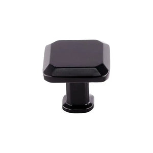 28mm Square Knob Matte Black