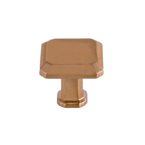 28mm Square Knob Rose Gold