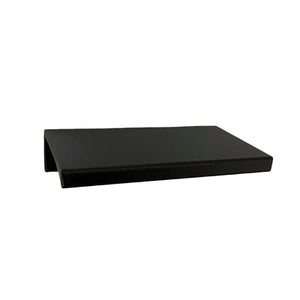 Decorative Hardware Perfect Edge Pull 46mm 3" OL Matte Black W/#6*1/2" Screw