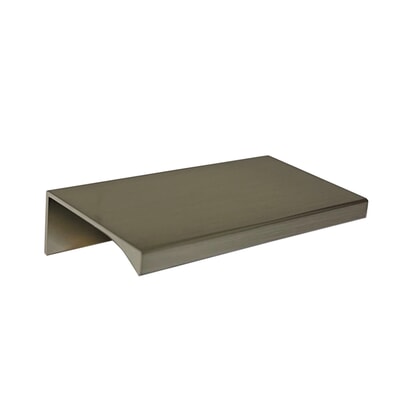 Decorative Hardware Perfect Edge Pull 46mm C/C 76mm OL 3" Satin Nickel W/#6*1/2" Screw