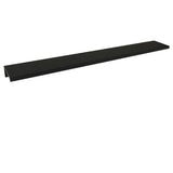 Decorative Hardware Perfect Edge Pull 132mm*2 C/C 12" OL Matte Black W/#6*1/2" Screw