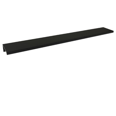 Decorative Hardware Perfect Edge Pull 132mm*2 C/C 12" OL Matte Black W/#6*1/2" Screw