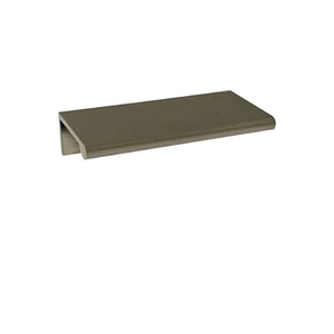 Decorative Hardware Aluminum Tab Pull 60mm C/C 76mm OL with #6x5/8