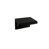 Decorative Hardware 2" Edge Pull Matte Black