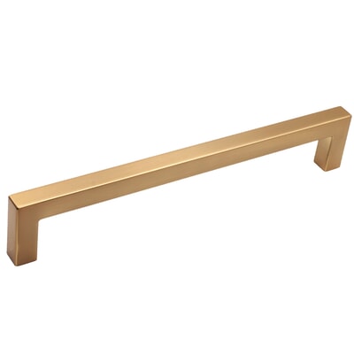 Modern Square Appliance Pull 12" C/C Rose Gold