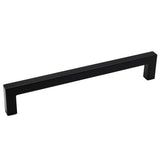 Modern Square Appliance Pull 18" C/C Matte Black