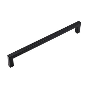 Modern Square Appliance Pull 8" C/C Matte Black
