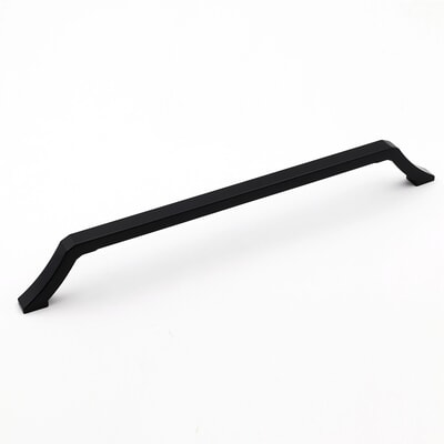 Milan Appliance Pull 12" C/C Matte Black