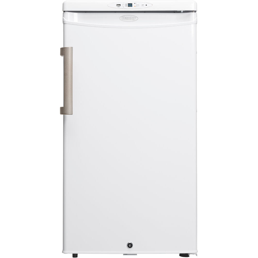 Danby DH032A1W 3.3 CuFt Refrigerator,Doorlock, Hospital Grade Power Cord,LED Lighting