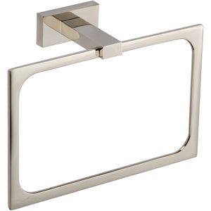 Atlas Homewares Axel Bath Towel Ring  Polished Nickel