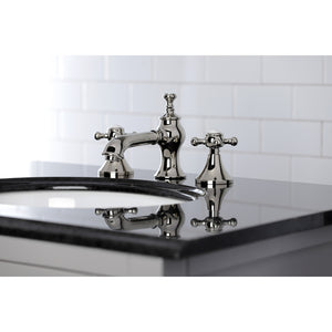 Kingston Brass KC7066BX English Country 8 in. Widespread Bathroom Faucet, Polished Nickel